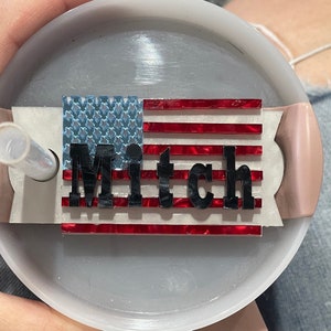 American Flag Patriotic Stanley H2.0 Tumbler Topper, america, independence day, flag, freedom, 30 40 fl oz capacity
