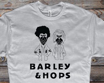 Barley & Hops - Barley - Hops - SimpleTree T-shirt - Unisex Shirt - Beer Shirt - Funny Shirt