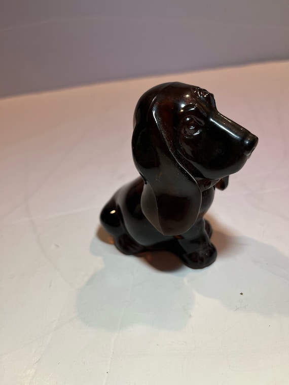 Vintage Avon Baby Basset perfume cologne decanter never opened Topaze filled