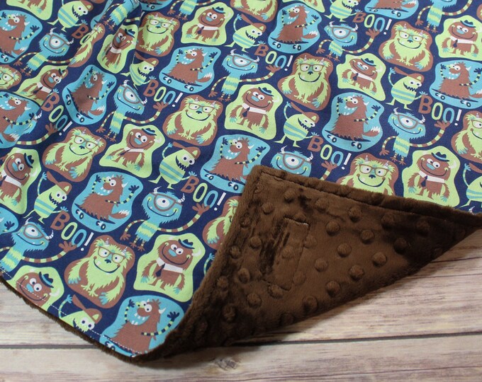 Monster Baby Blanket Monster Baby Shower Unique Baby Boy Etsy