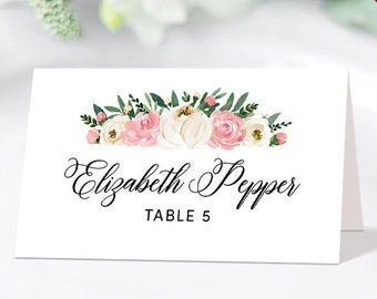 printable wedding place cards editable placecard template name etsy printable name cards