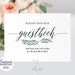 Greenery Please Sign Our Guest Book Guestbook Sign Printable - Etsy