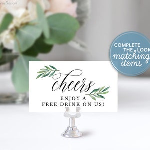 Greenery Wedding Thank You Tags Printable Wedding Favour Tags Editable ...