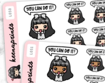 Motivation stickers - Inspiration stickers, Planner stickers, Bullet journal stickers LOLA L050 LILY L051