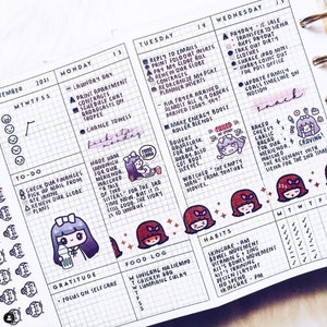 Pocket - Basic Weekly Foldout for Pocket Rings Printable Planner
