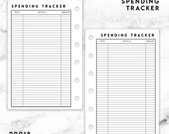 PRINTABLE Business Tracker Planner Inserts - Pocket Size - Etsy
