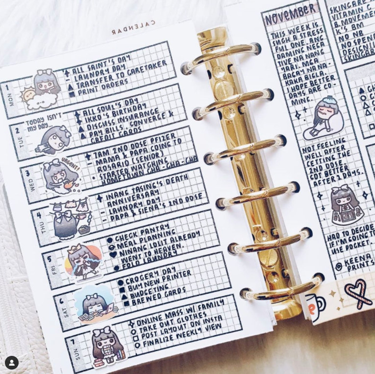 Pocket - PP010 | Hobonichi Weeks Inspired Weekly Planner Printable ...