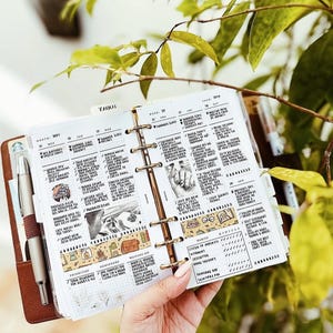 PP156 | Week on 2 Pages for Personal Rings Printable Planner