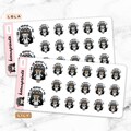 Broke stickers - Finance stickers, Money stickers, Budgeting stickers, Planner stickers, Bullet Journal sticker Lola L003, Lily L004