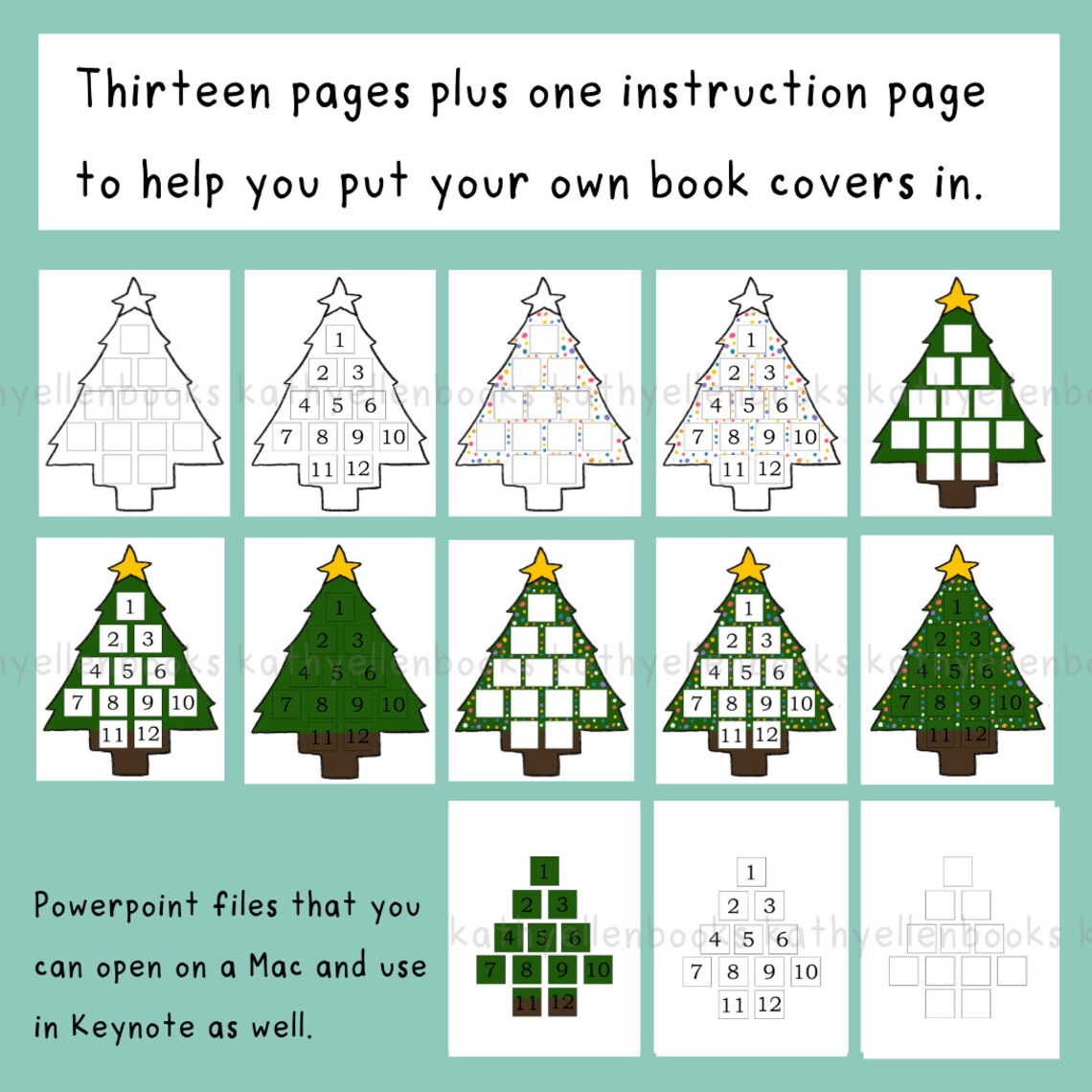 12 Books Book Advent Calendar Printable Book Tracker Book Etsy