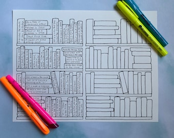 Printable Popsugar Reading Challenge Book Tracker 2020, Full Page. - Etsy