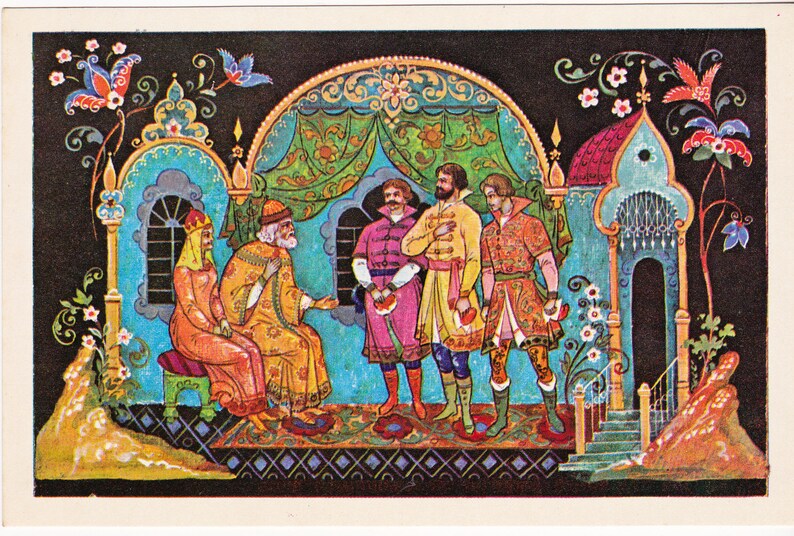 Conte folklorique russe. La princesse grenouille. Ensemble de Etsy