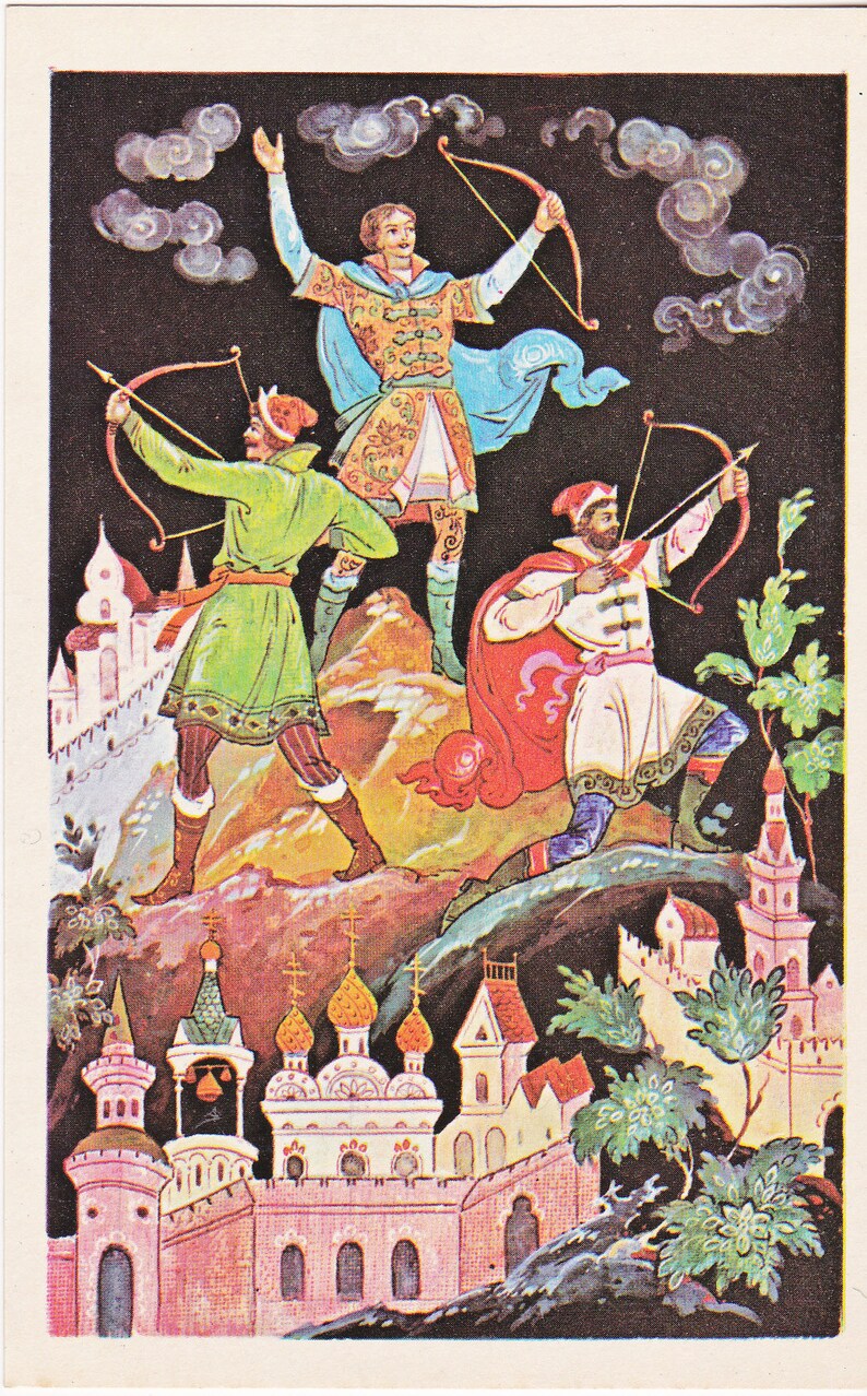 Conte folklorique russe. La princesse grenouille. Ensemble de Etsy