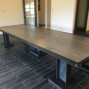 Industrial Rustic Conference table (conference table prices vary depending on size/contact for shipping)