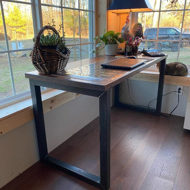 Industrial Desk - Etsy