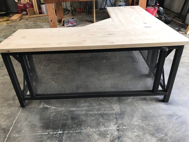 Industrial Rustic Executive Desk Free