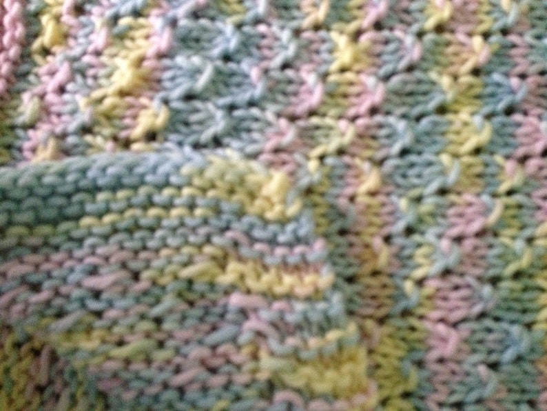 baby blanket size knit