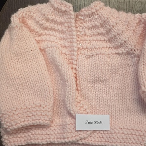 Jersey de bebé tejido a mano - talla para 3 meses