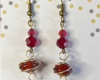 Red Valentine Earrings