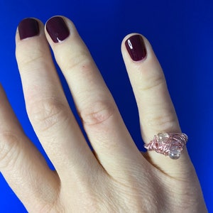Delicate Rose Gold Ring image 3