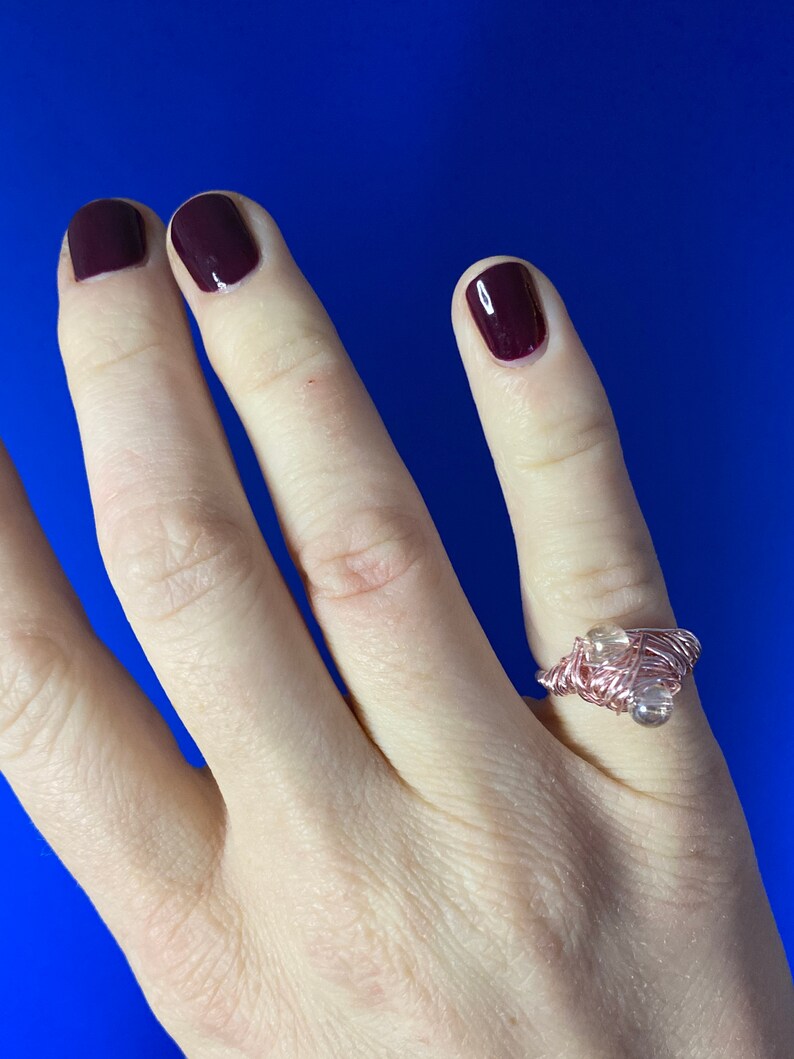 Delicate Rose Gold Ring image 3