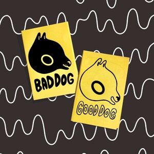 Good Dog Bad Dog reversible mini zine