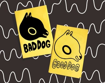 Good Dog Bad Dog reversible mini zine