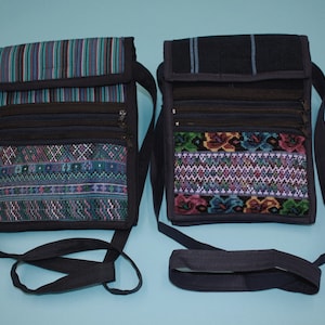 Carteras tejidas a mano con tejido maya, varios compartimentos, bandolera, estilo bohemio, informal, ENVÍO GRATIS