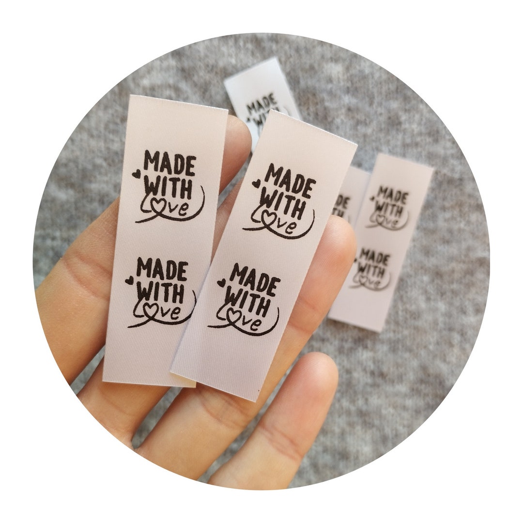 20x FABRIC LABEL Handmade Tags, Diy Labels, Sewing, Products Labels