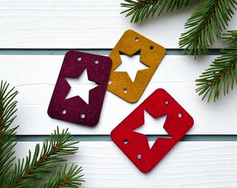 Easy-to-Sew Tags for Handmade Goods, Velvet Labels for Knitting and Crochet Projects, handmade clothing labels for blankets, hats, beanies