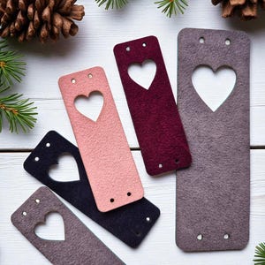 Tags for Handmade Goods, Velvet Labels with Rivets, Easy-to-Sew & Long-Lasting, labels for crocheters and knitters, labels for garments