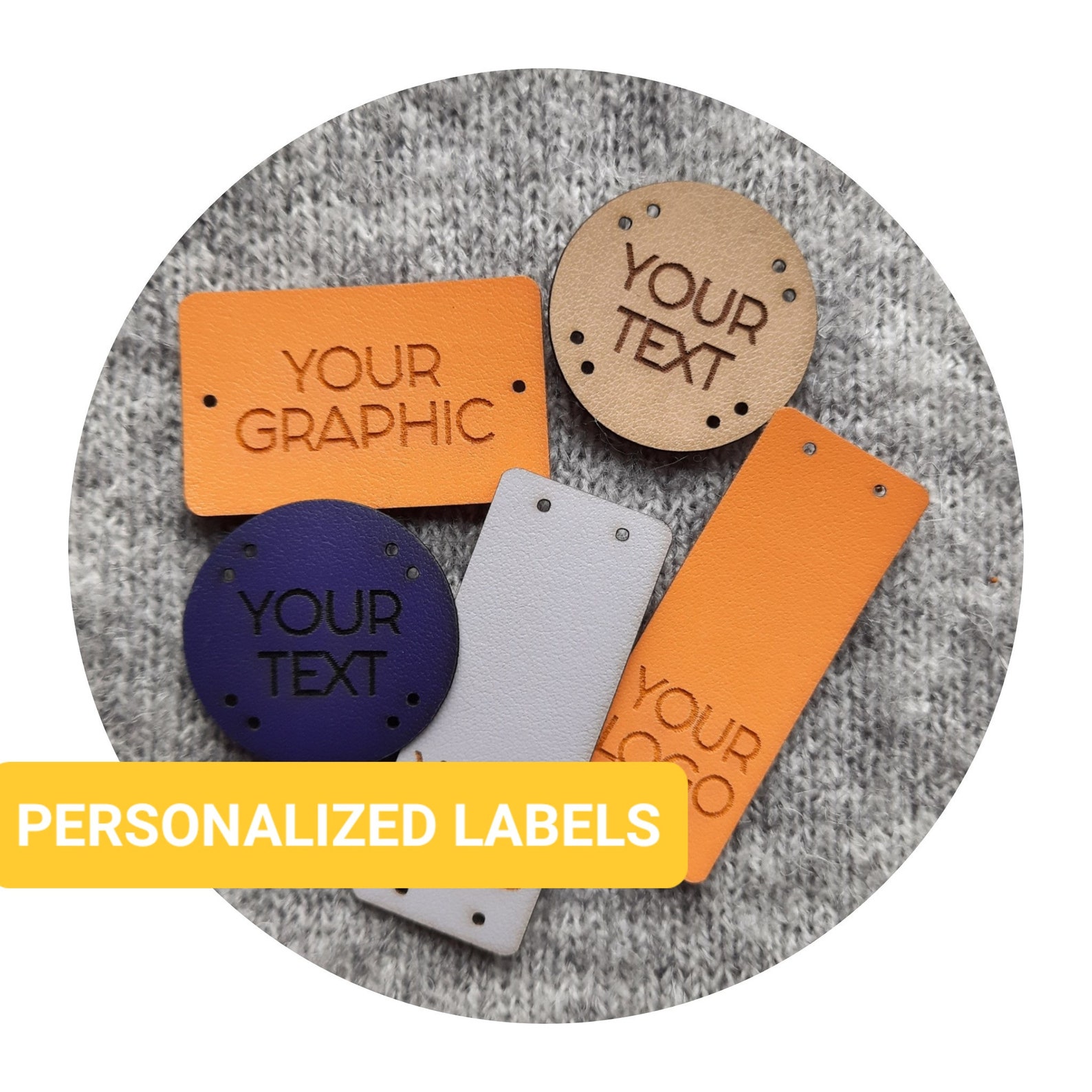 50x CUSTOM Clothing TAGS Stocking Name Tags Kids Name Tag Etsy