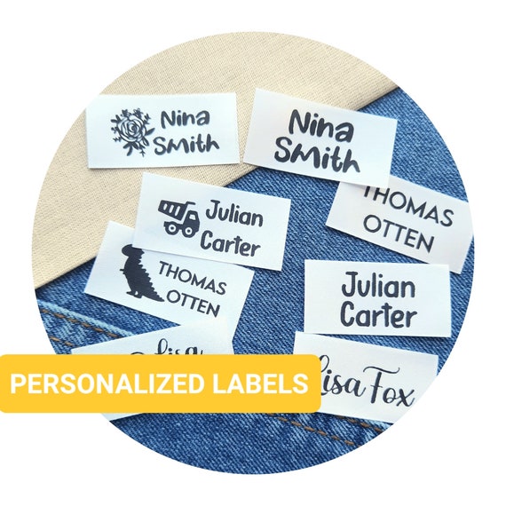 20x DAYCARE LABELS, daycare label, product label, product labels, sew in labels, custom woven labels, customized labels, craft, diy, nobaa