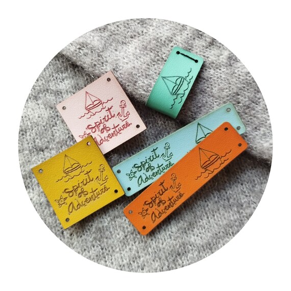 10x FAKE LEATHER TAGS, handmade tags, diy, blanket tags, diy, sewing, products labels, products labels, custom labels for clothes, nobaa