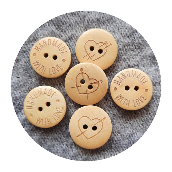 Buttons UK, Wooden Buttons, Button Crafts