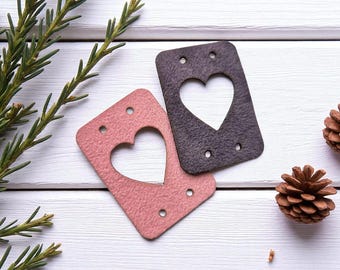 Tags for Handmade Goods, Velvet Labels with Rivets, Easy-to-Sew & Long-Lasting, labels for crocheters and knitters, labels for garments