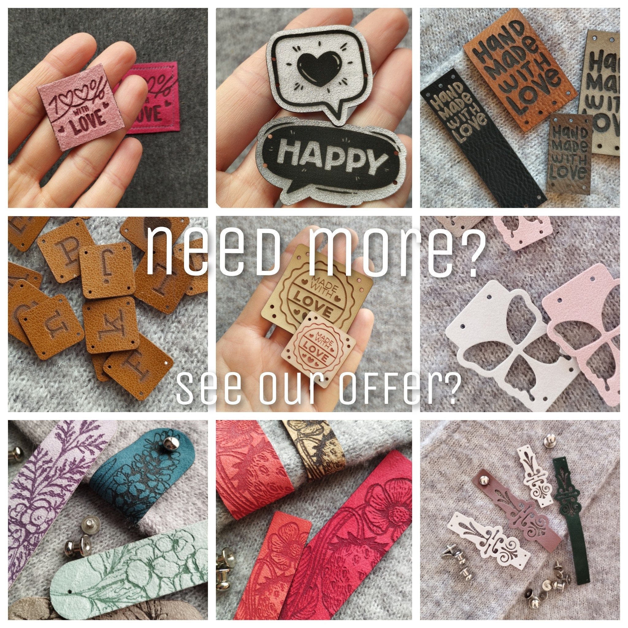 Tags, labels & craft supplies
