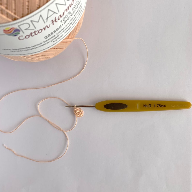 Cotton Crochet Thread Amigurumi Yarn 100 Egyptian Combed Etsy Canada