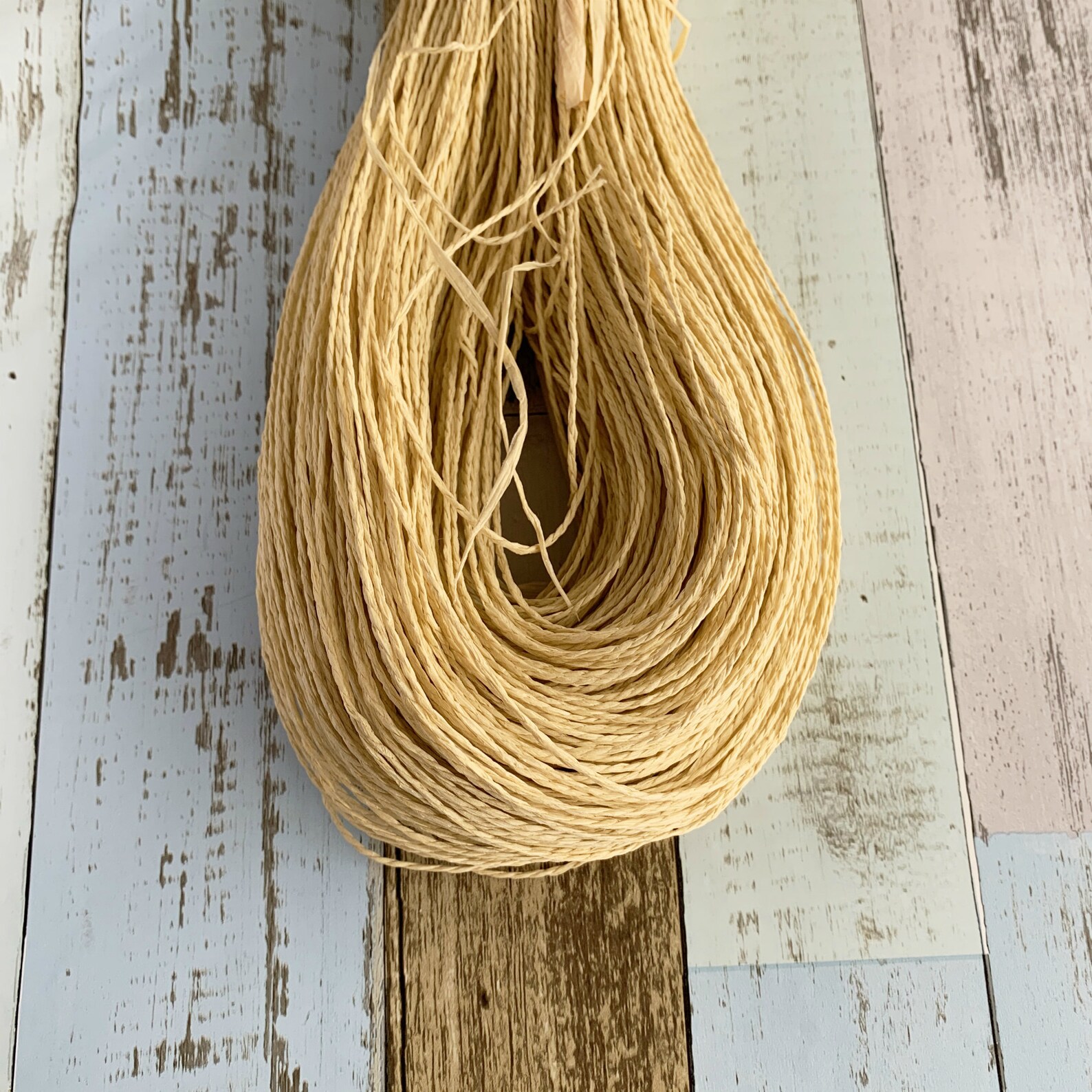 Beige raphia yarn straw natural raffia yarn paper yarn Etsy