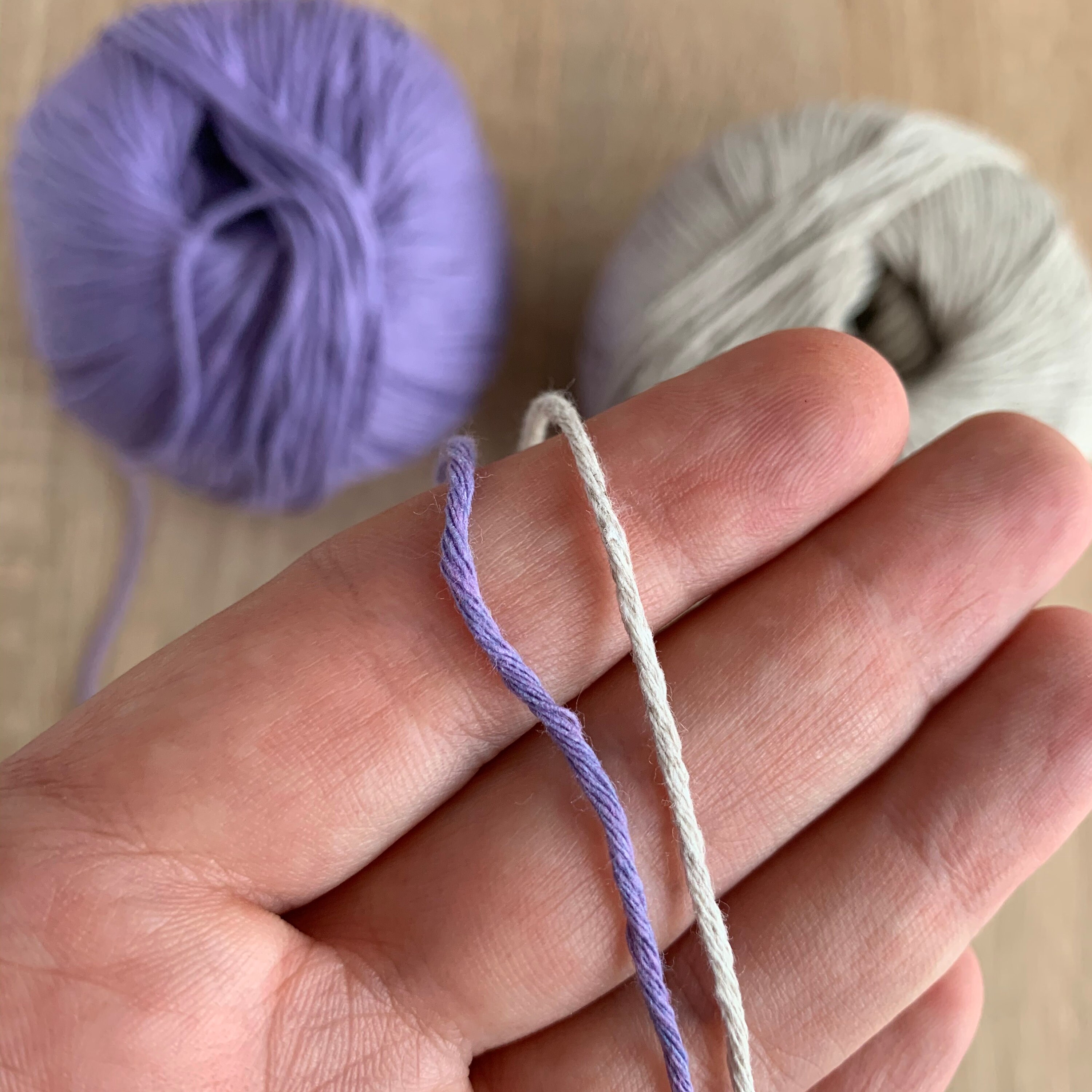 Cotton yarn soft crochet thread natural recycled yarn Etsy