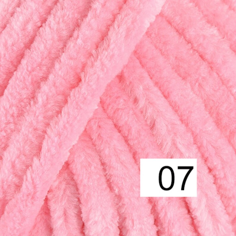 Plush Yarn Art Baby Soft Puffy Yarn Fancy Velour Yarn for Etsy