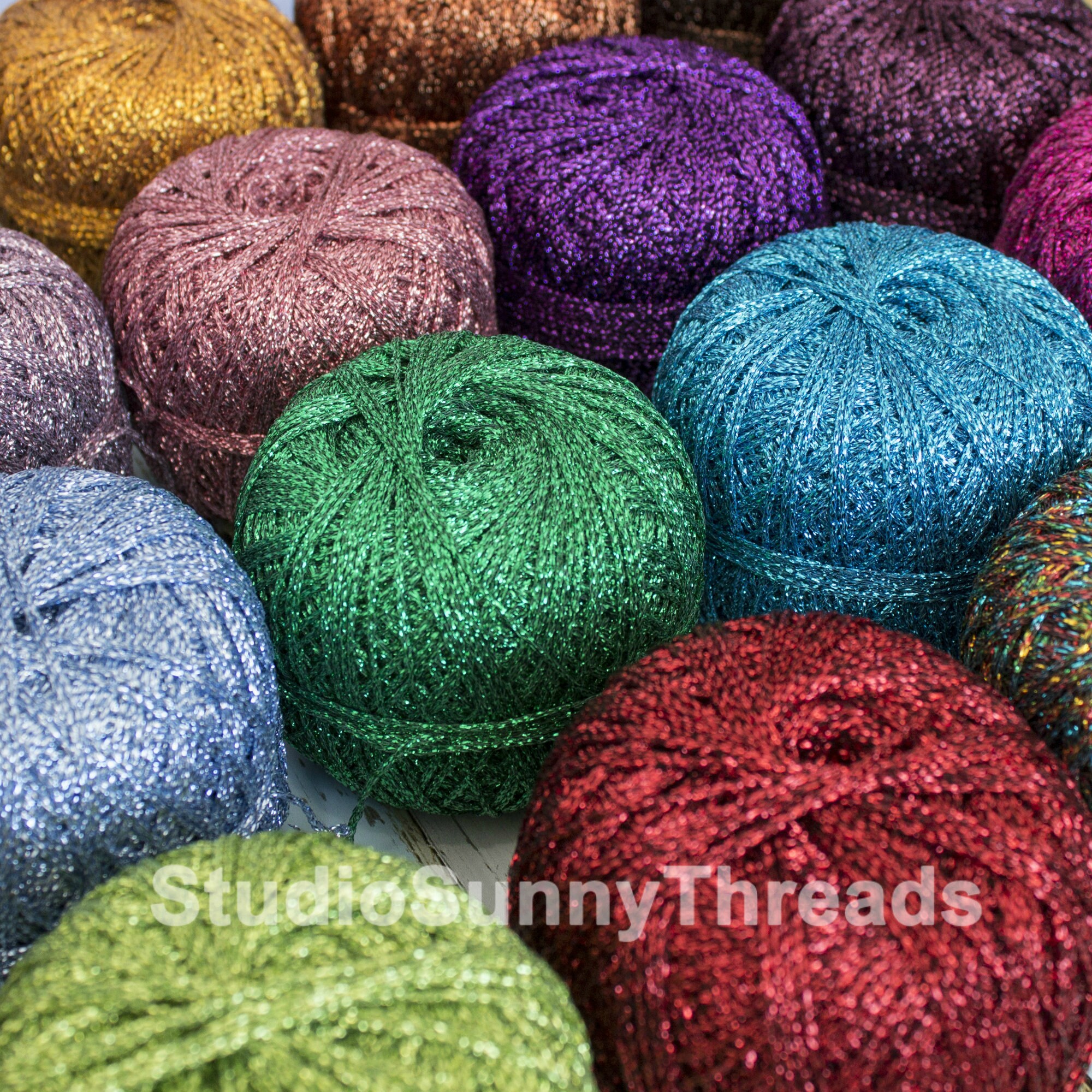Yarn Crochet Lurex Sparkle Lame - Etsy