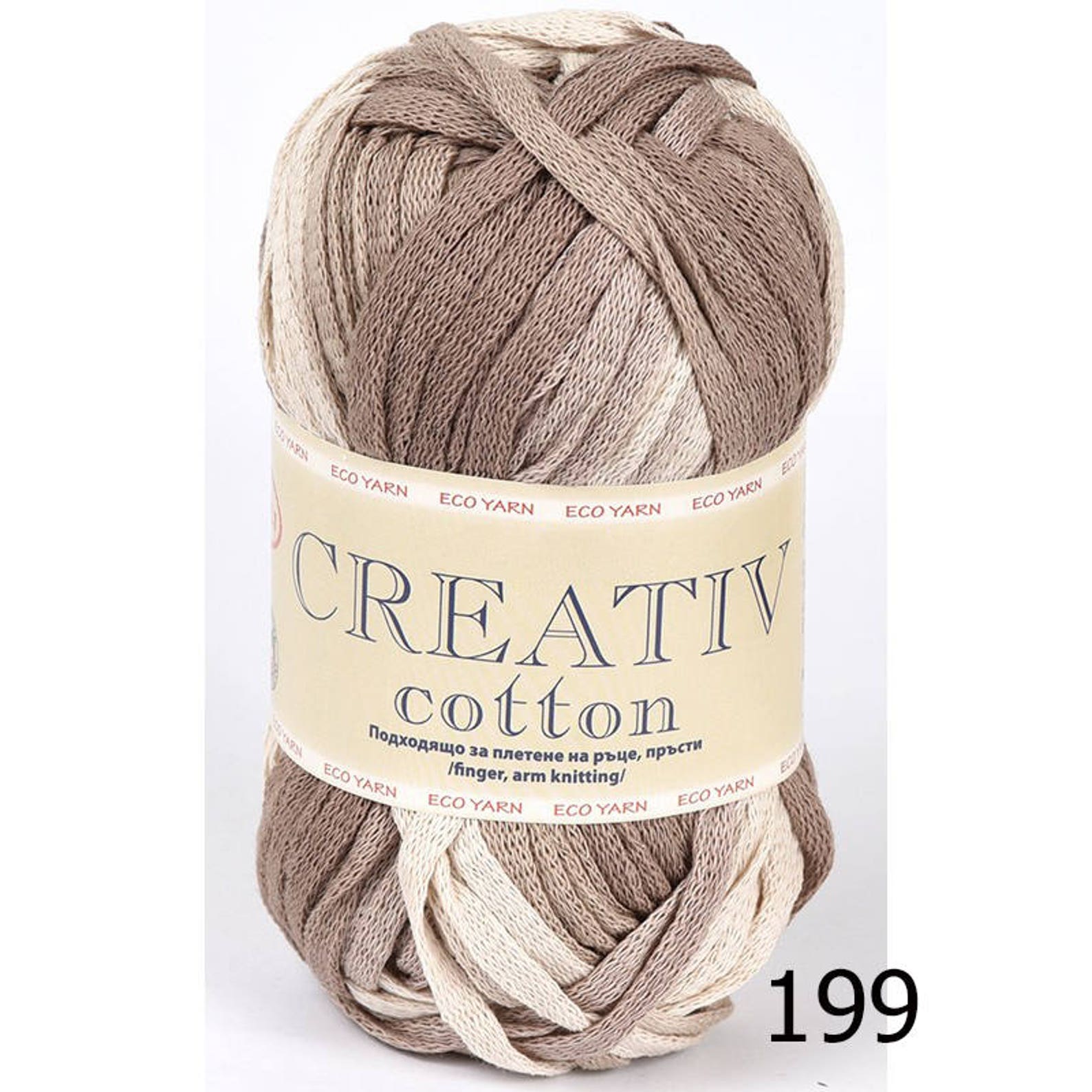 BandBaumwollGarn sperrige Stoffgarn 100 Baumwolle Eco Etsy