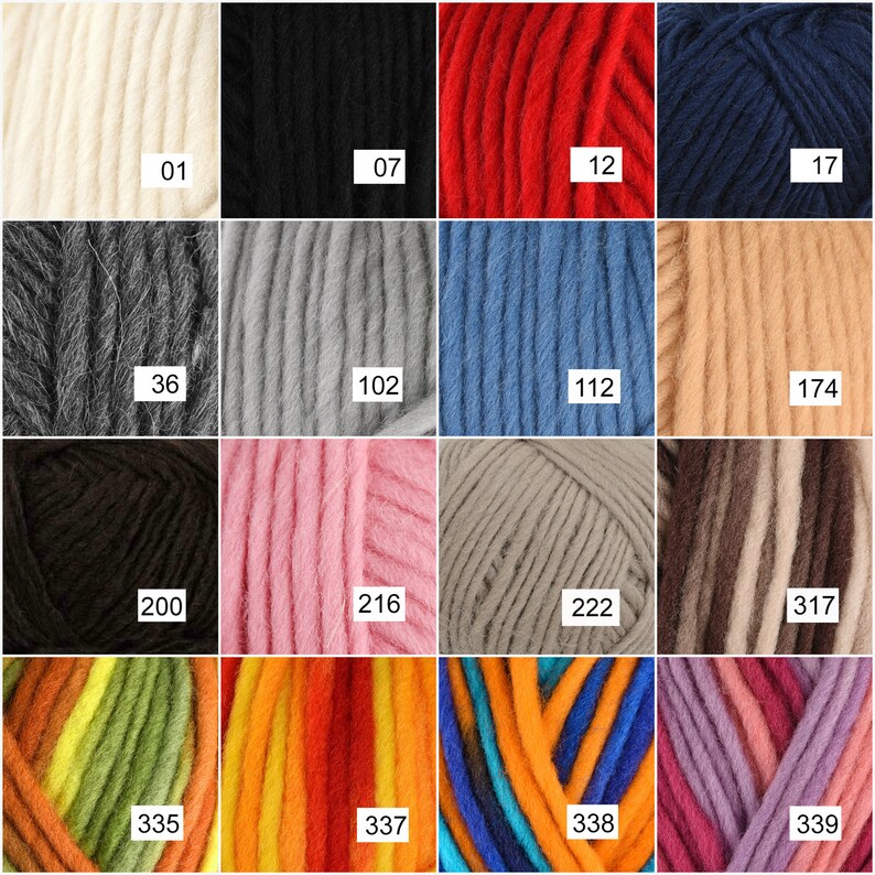 Merino Wool Yarn 100 Natural Wool Bulky Yarn for Knitting Etsy UK