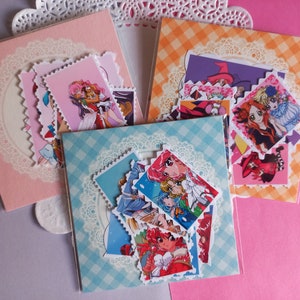 Stempel Anime magische Mädchen Sticker