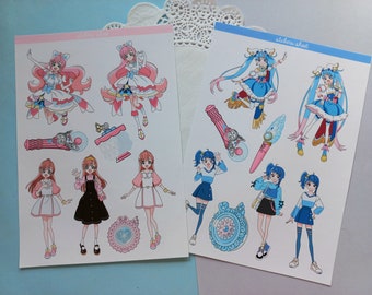 Kira Kira Precure A la Mode Mascot Animals Mini Art Print -  Portugal