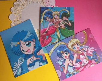 Mermaids magical girl postcards 2