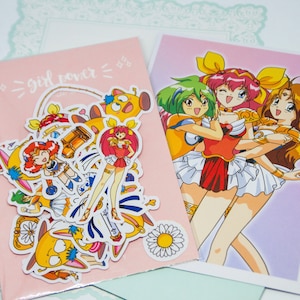 Set de artículos limitados para el planificador de bodas de chicas mágicas de melocotón