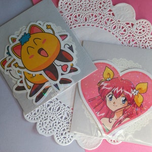 Wedding peach magical girls planner stickers