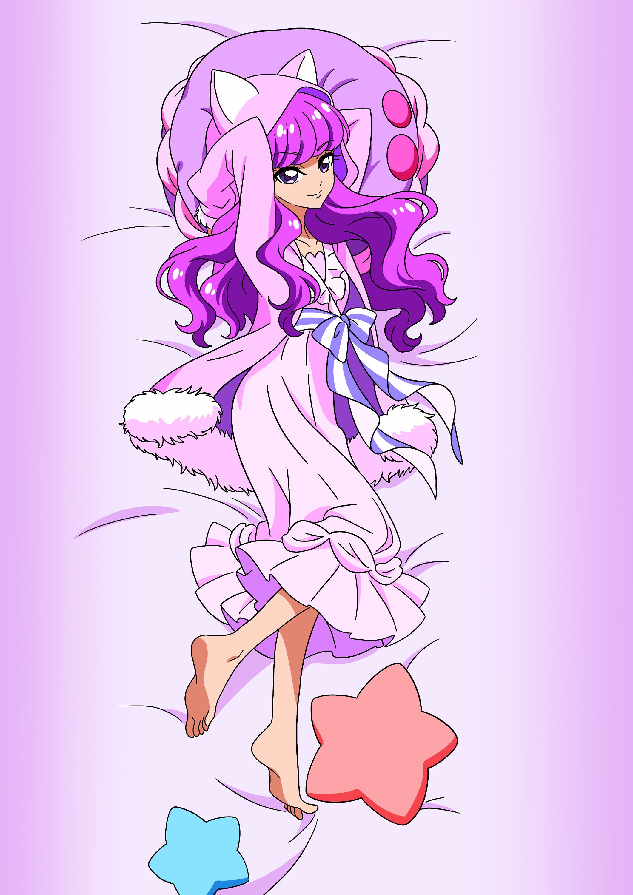 Kira kira magical girls pajama party stickers postcards